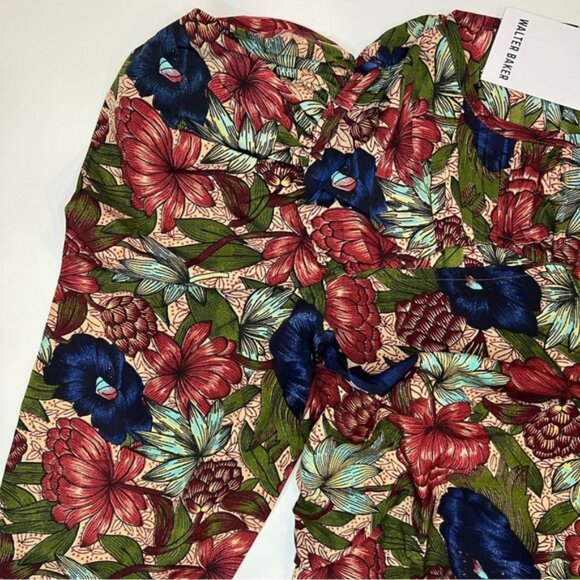 NWT WALTER BAKER Made in India 🇮🇳 Royal Garden Shift Verlee Mini Dress Sz 10 - Picture 11 of 14